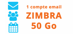 1 compte email Zimbra 50 Go - OVHcloud Marketplace