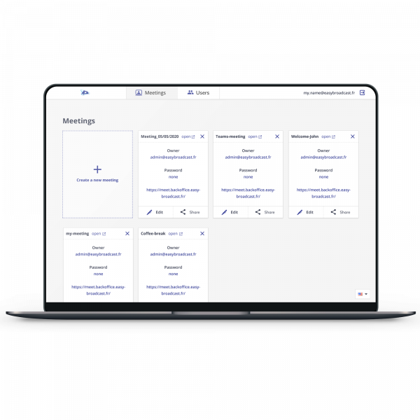 Solution de Visioconférence - EasyVizio - OVHcloud Marketplace